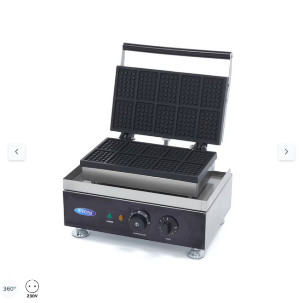  Μίνι Βελγική Βαφλιέρα - 10 βάφλες